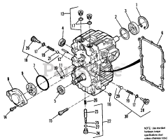 Simplicity 1692439 - Simplicity Landlord 44" Garden Tractor, 16hp Hydro Pump Service Parts