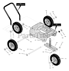 Murray EV3550x92NA - Murray Edger (2003) Wheel Assembly