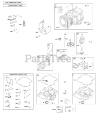 Briggs & Stratton 31A607-0118-E1 - Briggs & Stratton Vertical Engine Camshaft, Crankshaft, Cylinder, Engine Sump, Gasket Set - Engine, Operator's Manual, Piston, Rings, Connecting Rod, Warning Label