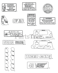 Scag STCII-52V-25CV-EFI - Scag Tiger Cat II 52" Zero-Turn Mower, 25hp Kohler (SN: N9000001 - N9099999) (Rev 01)