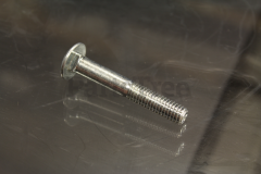 Gravely 06200213 Roundhead Short Squareneck Bolt, 38-16 X 2.50 Grade 5 Yz