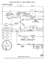 Electrolux/AYP LT 120 CR - Electrolux/AYP Lawn Tractor SCHEMATIC