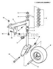 Snapper ZF 7302M (84605) - Snapper 73" Mower Deck Assembly