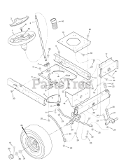 Murray 425622x78B - Murray 42" Lawn Tractor (2006) Steering