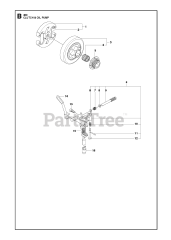 Husqvarna 460 - Husqvarna Chainsaw (2013-01) CLUTCH OIL PUMP
