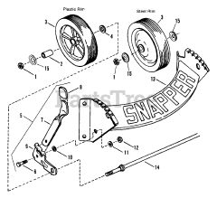Snapper 21404T-2 (83449) - Snapper 21" Walk-Behind Mower, 4hp