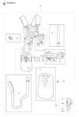 Husqvarna 327 LX - Husqvarna String Trimmer (SN: 20080900001 - 20090100000) HARNESS