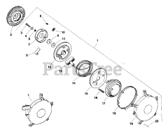 Kohler K181-14340 - Kohler K-Series Engine, Basic Version, 8hp, 6kW Retractable Starter 23-2-110 TP-2045-B