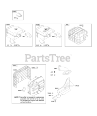Briggs & Stratton 20A412-0100-E1 - Briggs & Stratton Horizontal Engine Exhaust System