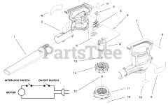 Toro 51549 - Toro Rake and Vac Blower Vacuum (SN: 099100001 - 099999999) (1999)