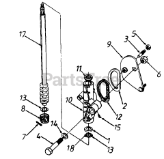 MTD 134R617G000 - MTD Lawn Tractor (1994) Steering Assembly