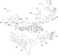 Toro 74249 (Z 500) - Toro 60" Z Master Zero-Turn Mower, Side-Discharge Deck (SN: 270000001 - 270002000) (2007)