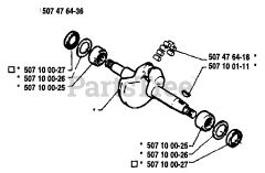 Husqvarna 33 - Husqvarna Chainsaw (1989-05) Crankshaft
