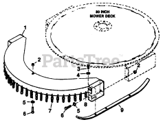 Gravely 15686 - Gravely Chain Guard for 2-Wheel Tractor