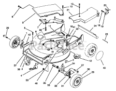 Toro 20432 - Toro Walk-Behind Mower (SN: 039000001 - 039999999) (1993)