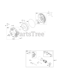 Briggs & Stratton 21S137-0033-F1 - Briggs & Stratton Horizontal Engine Electric Starter, Gear Reduction