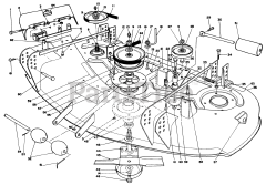 Toro 30144 - Toro 44" Side-Discharge Mower Deck (SN: 801222 - 899999) (1988)