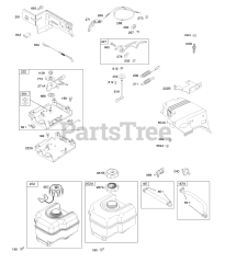 Briggs & Stratton 212312-0100-E9 - Briggs & Stratton Horizontal Engine Controls, Fuel Supply, Governor Spring