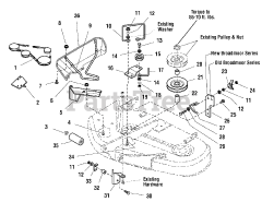 Simplicity 1695763 - Simplicity Turbo Mounting Kit 38" Mower