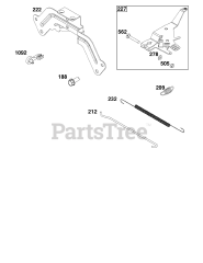 Briggs & Stratton 61H277-0010-E1 - Briggs & Stratton Horizontal Engine Controls Group