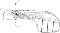 Craftsman 247.204420 (13AQA1ZT099) - Craftsman T8200 Lawn Tractor (2016) Discharge Chute