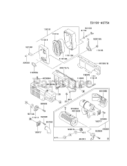 Kawasaki FE120D-BS01 - Kawasaki Engine AIR-FILTER/MUFFLER