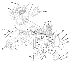 Ariens 932312 (ST 724) - Ariens 24" Snow Blower, 7hp Tecumseh (SN: 004001 & Above) Engine And Belt Drive