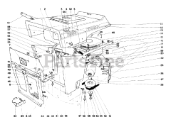 Toro 55003 (800) - Toro Lawn Tractor (SN: 000000001 - 000999999) (1970)