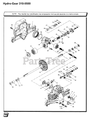 Husqvarna 331-0650 - Husqvarna Hydro-Gear Transmission (2001-03) REPAIR PARTS 8