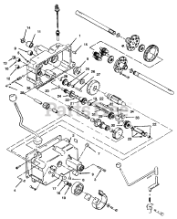 Toro 73420 (416-8) - Toro Garden Tractor (SN: 059000715 - 059999999) (1995) Transmission 8-Speed