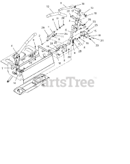 Gravely 992292 (Pro-Turn 260) - Gravely Pro-Turn 60" Zero-Turn Mower, Yamaha EFI (SN: 062000 - 069999) Drive Controls