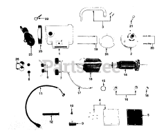 Homelite VFS 250 (UT-06065) - Homelite Concrete Vibrator, Electric Motor &amp; Electrical