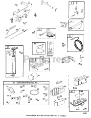 Cub Cadet 1170 (13CD608G101) - Cub Cadet Lawn Tractor (SN: 1I010H - 1H311H) (2001) Engine Accessories
