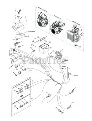 Scag STTII-61V-40BV-EFI - Scag Turf Tiger II 61" Zero-Turn Mower, 40hp Vanguard (SN: T3500001 - T3599999) STTII ELECTRICAL SYSTEM - GASOLINE &amp; LP ENGINES