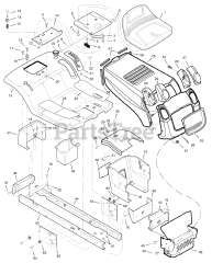 Murray 405021x114 (7800278) - Murray 40" Lawn Tractor (2008)