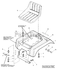 Simplicity 7010 (1690234) - Simplicity 42" Garden Tractor, 10hp