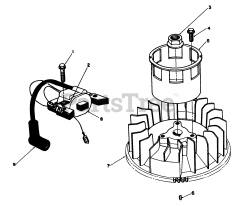 Toro 26620 C - Toro Walk-Behind Mower (SN: 009000001 - 009999999) (1989) Magneto  Flywheel Assembly (engine No. Vmj8)