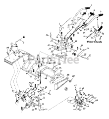 White Outdoor RB-550 (21A-447-190) - White Outdoor Roto Boss Tiller (1997)