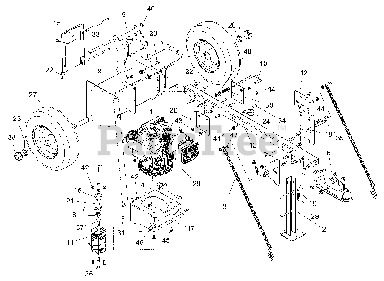 Ariens 917011 Ariens 22Ton Log Splitter, 174cc Subaru (SN 000101