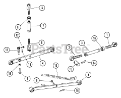 Gravely 731011 - Gravely 3 Point Hitch for 7173H Tractor