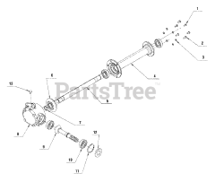 Cub Cadet 820 (590-820-100) - Cub Cadet 40" Tiller Attachment Gear Box