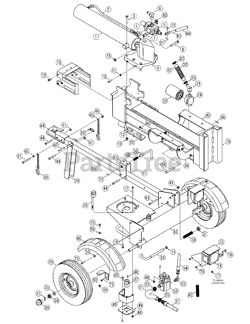 Yard Machines 24BF550B029 Yard Machines Log Splitter (2007) (Home