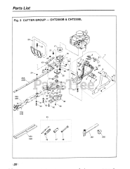 RedMax CHT 2300 B - RedMax Hedge Trimmer (SN: 660001 - 966858) (1997-01)