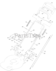 Toro 20340 - Toro 22" Recycler Walk-Behind Mower with SmartStow (SN: 401500000 - 404329999)
