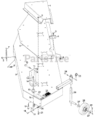 Gravely 888021 - Gravely 40" Wing Deck 4-Wheel Tractor (SN: 000101 & Above)