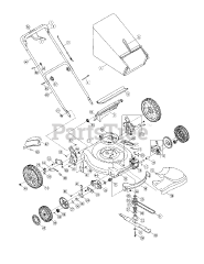 MTD 12AV55DQ713 - MTD Pro Walk-Behind Mower (2007)