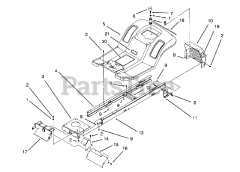 Toro 71191 (13-38 HXL) - Toro Lawn Tractor (SN: 059010001 - 059999999) (1995)