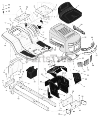 Briggs & Stratton 425620x99B - Briggs & Stratton 42" Lawn Tractor (2004) (AAFES)
