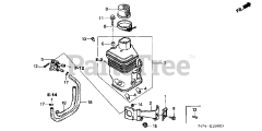 Honda HS621 AS/D (SZAN) - Honda 21" Snow Blower, Made in Japan (SN: SZAN-1130001 - SZAN-1130378) AIR CLEANER