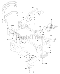 Husqvarna PZ 6029 D (966476701) - Husqvarna 60" Zero-Turn Mower (2010-03) Frame